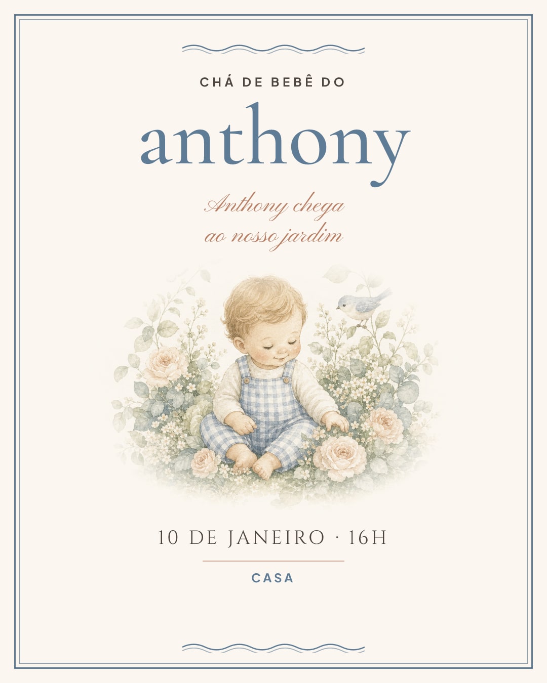 Convite de anthony