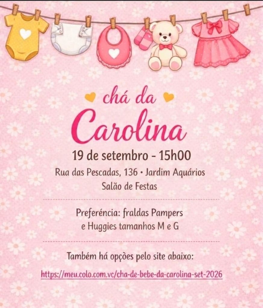 Convite de Carolina