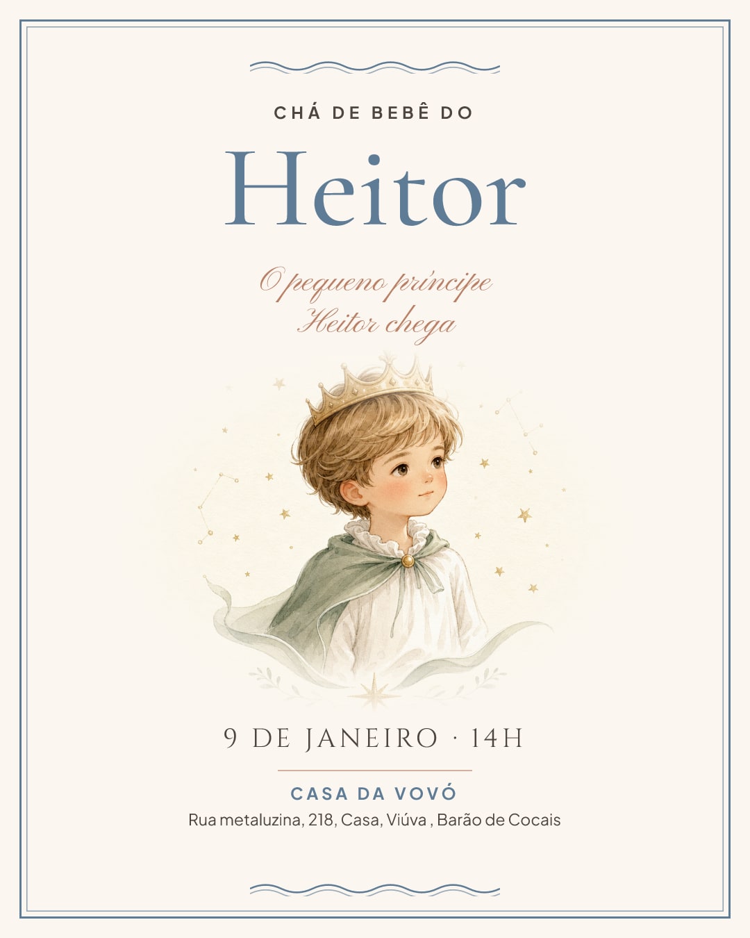 Convite de Heitor