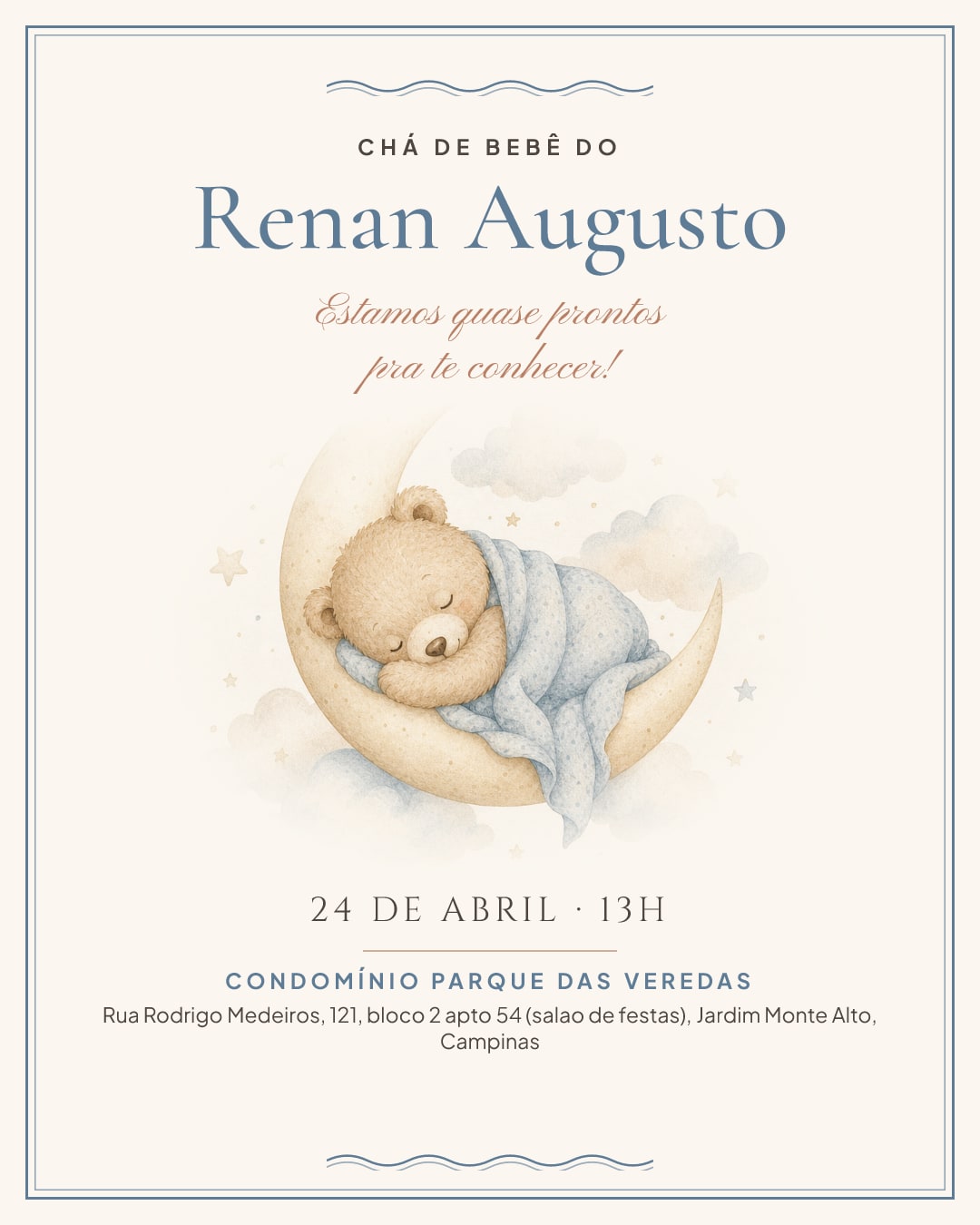Convite de Renan Augusto