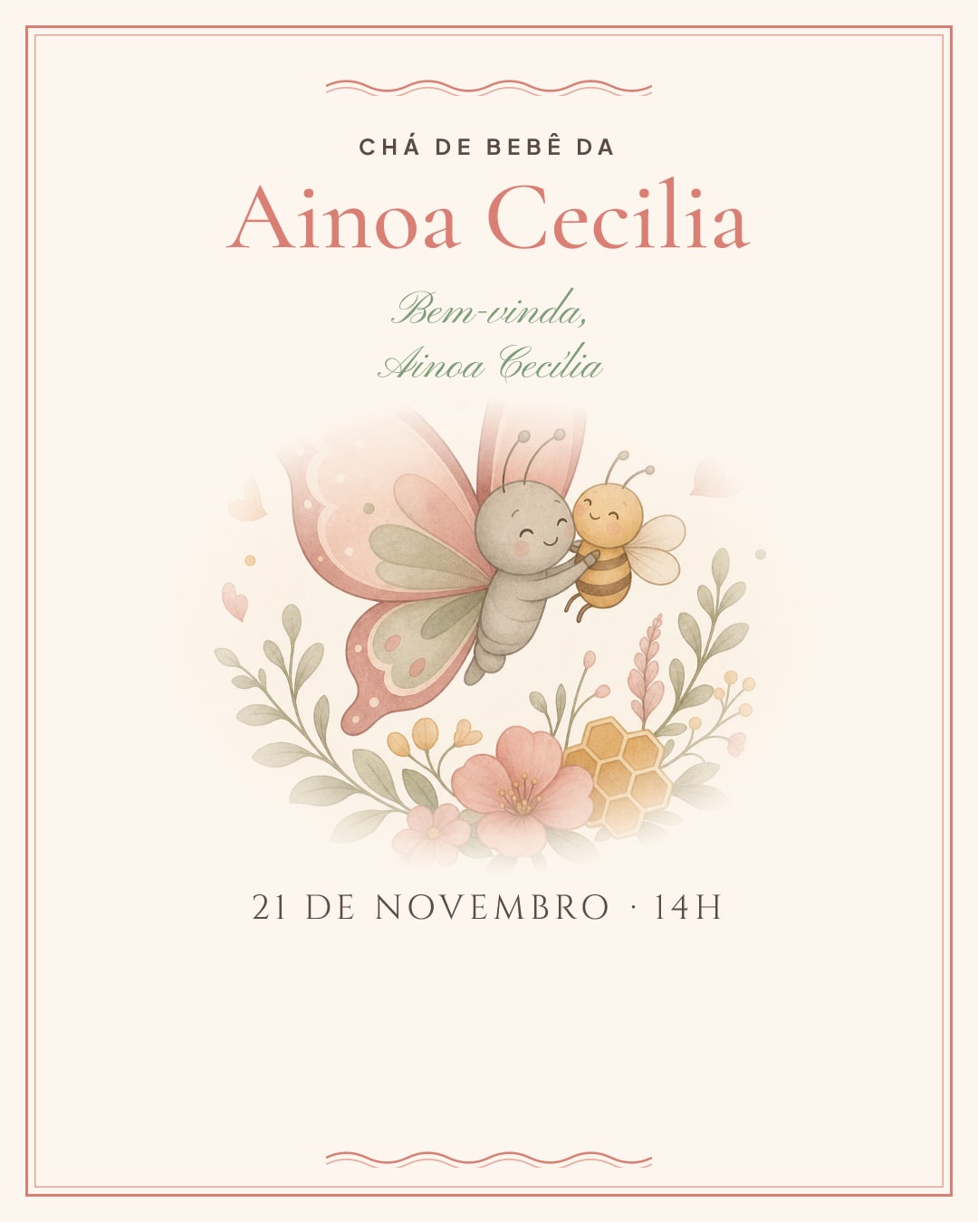 Convite de Ainoa Cecilia