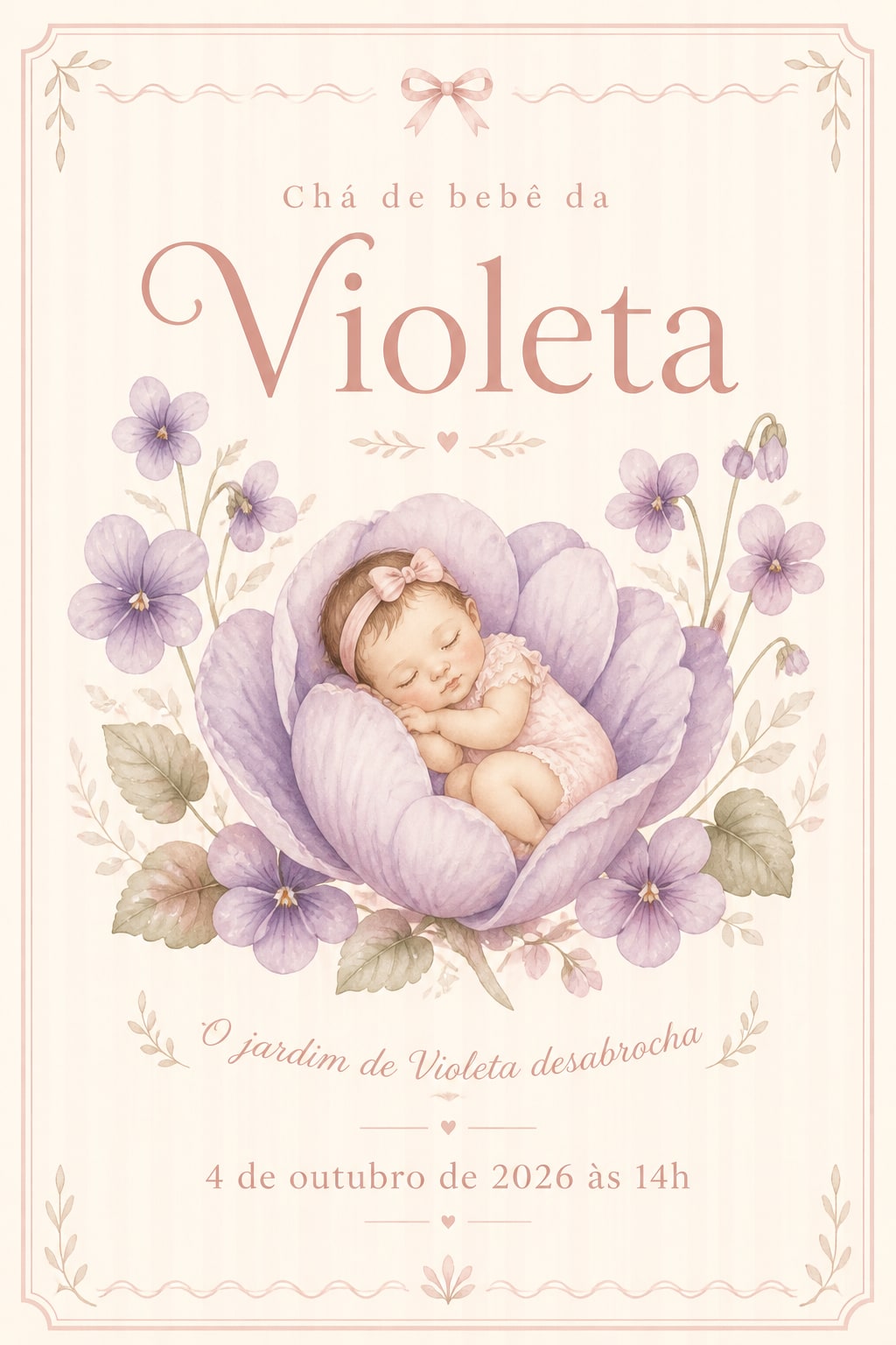 Convite de Violeta
