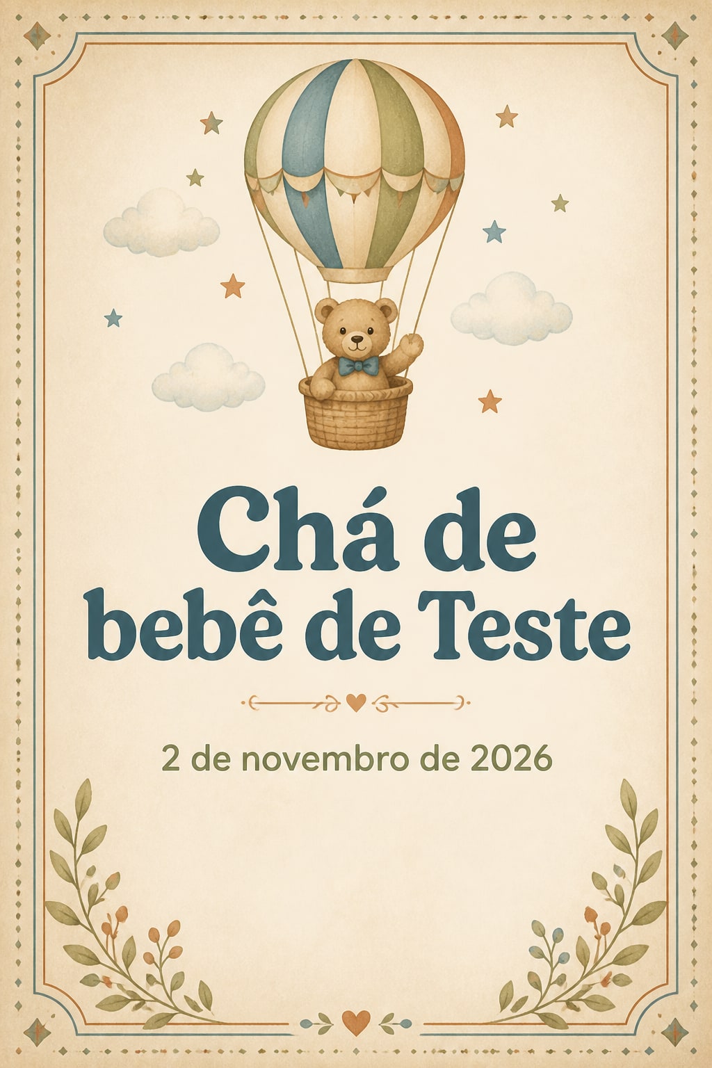 Convite de Teste