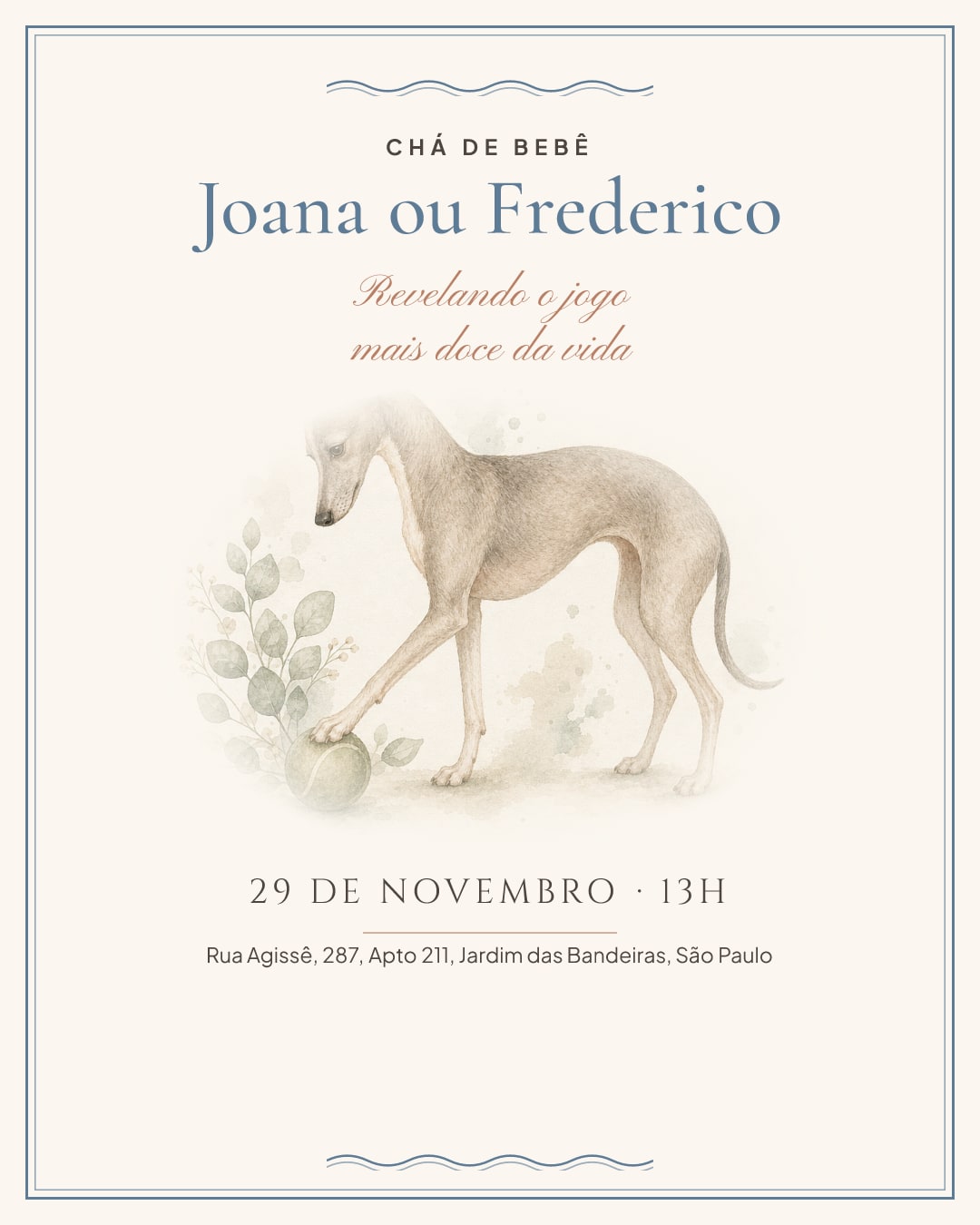 Convite de Joana ou Frederico
