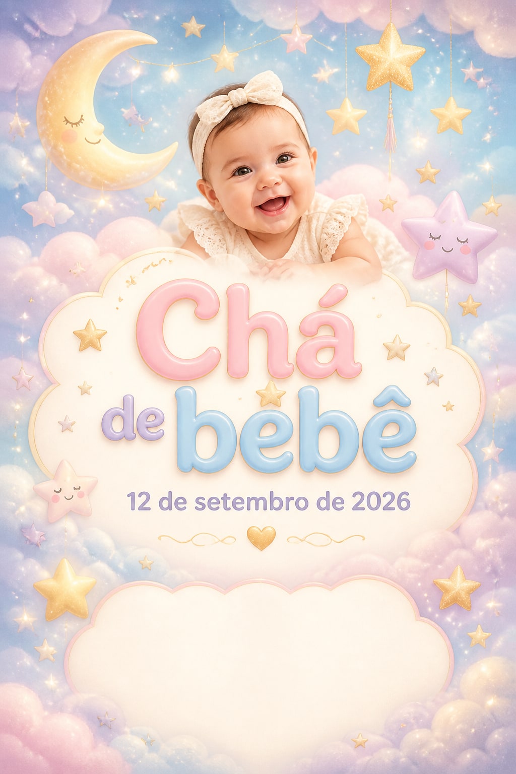 Convite de Chá de bebê