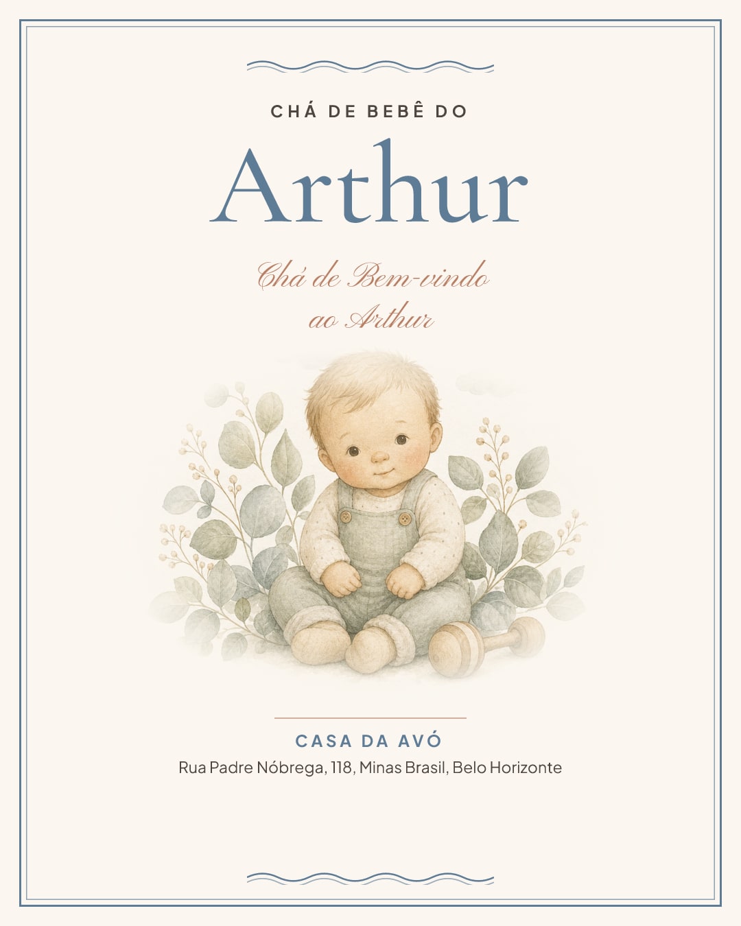 Convite de Arthur