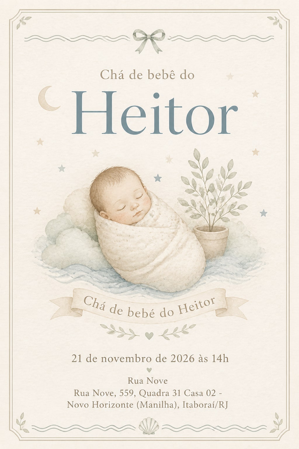 Convite de Heitor