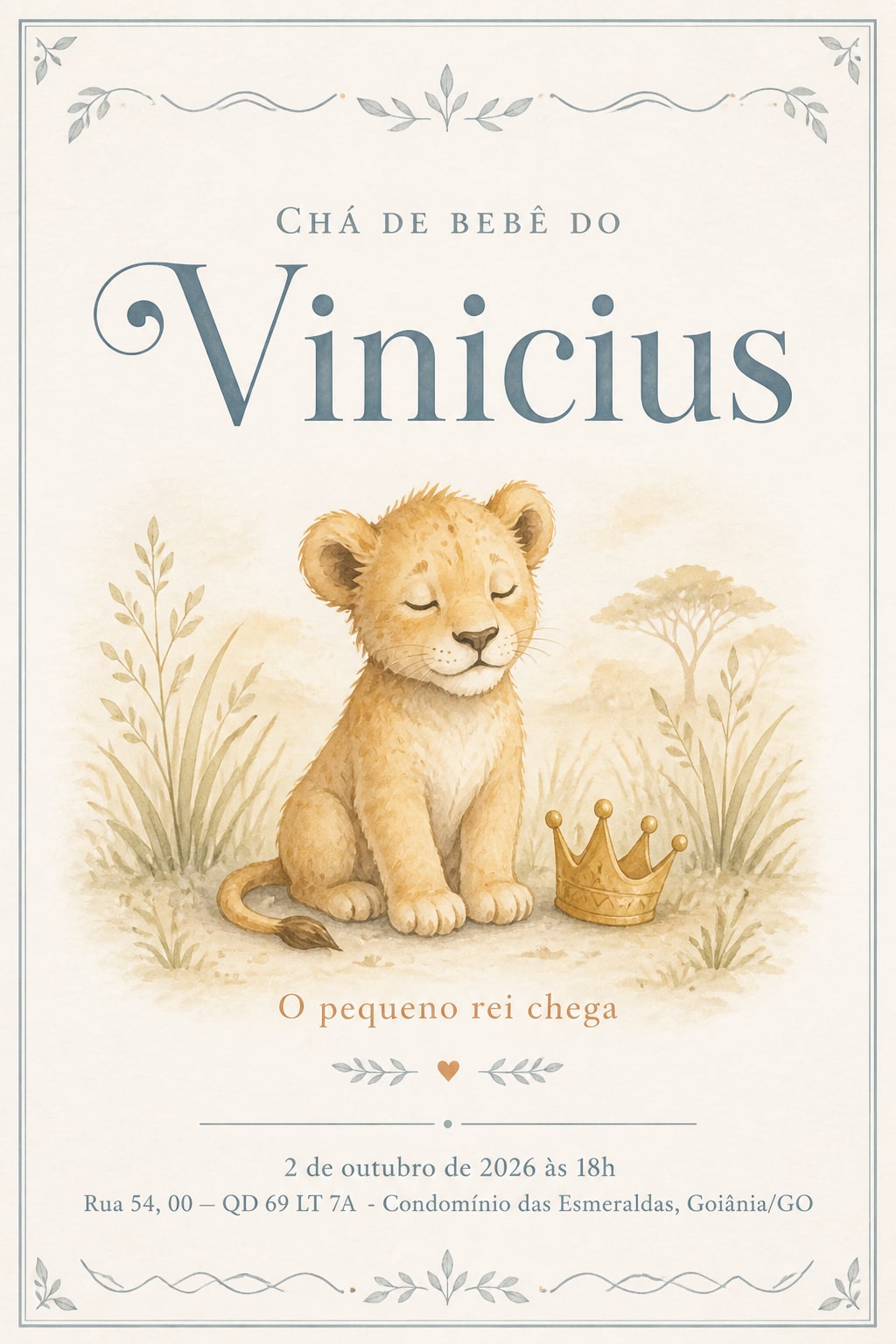 Convite de Vinicius