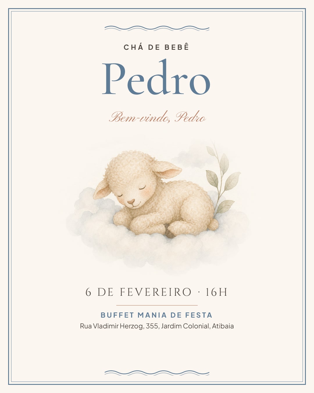 Convite de Pedro